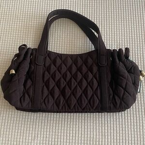 Vera Bradley Brown Quilted Shoulder Bag